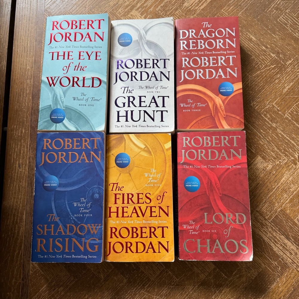 Robert Jordan The Wheel of Time Books 1-6